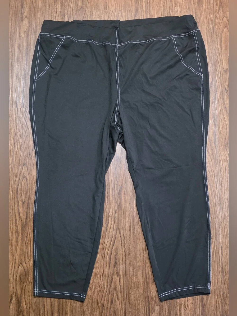 SHEIN 2 Pair Navy&Black Lightweight Pull-on Leisure Pants Women's Size 7XL+